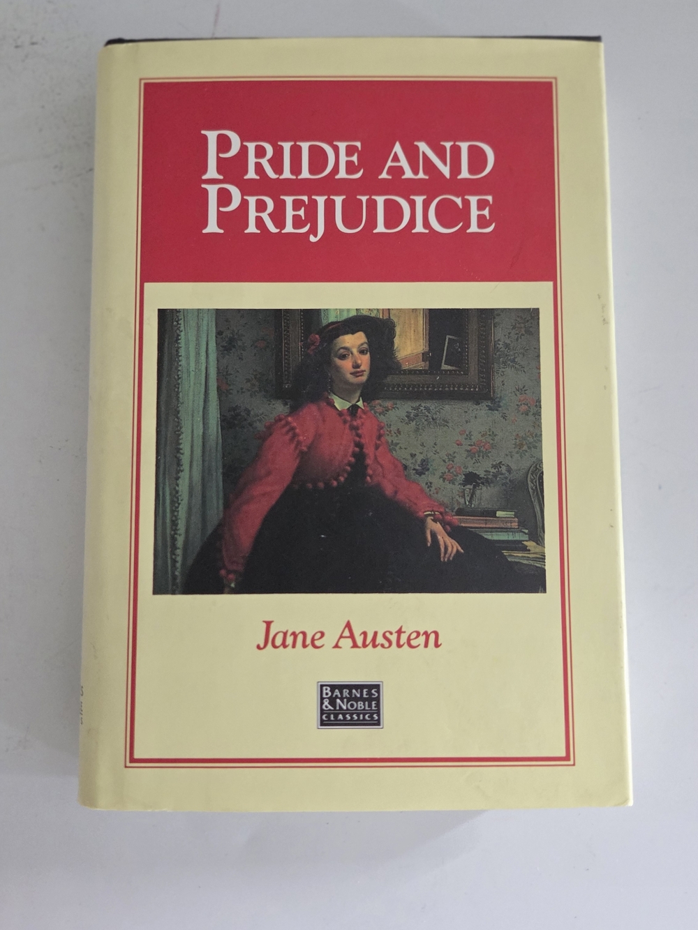 Barnes & Noble Pride and Prejudice - Red and Cream Cover